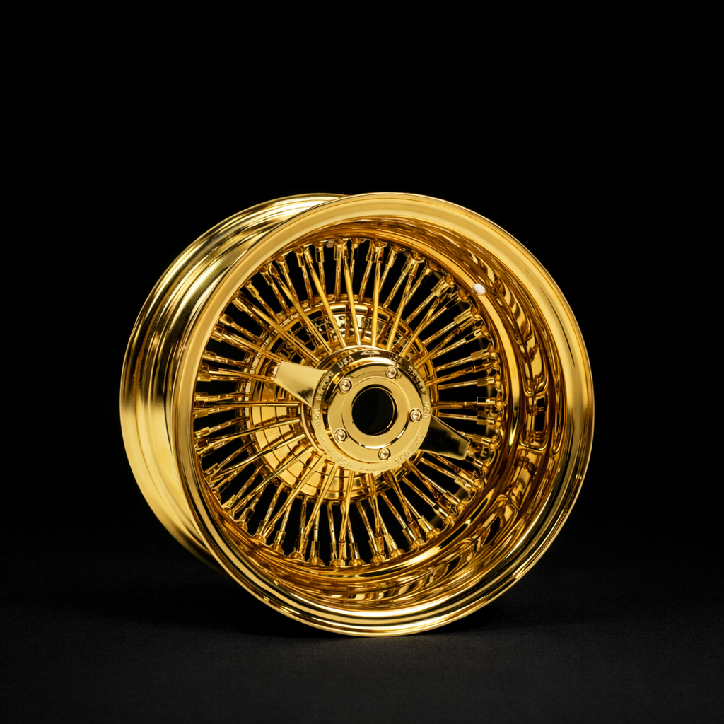 All Gold 72 Spoke Straight
