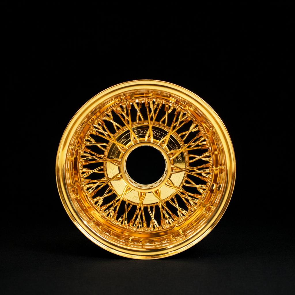 All Gold 72 Spoke Crosslace