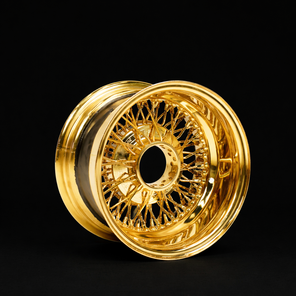 All Gold 72 Spoke Crosslace